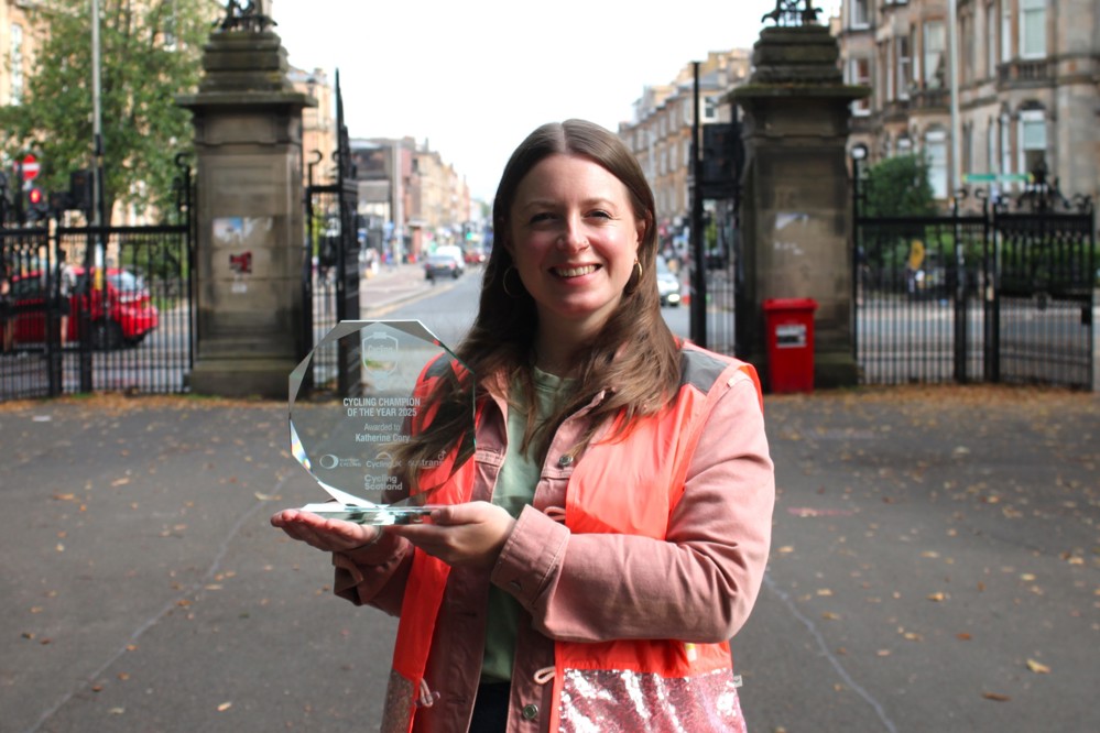 Katherine Cory, Cycling Champion of the Year 2025