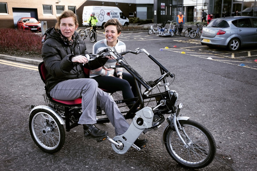 Active travel open day at Edinburgh College