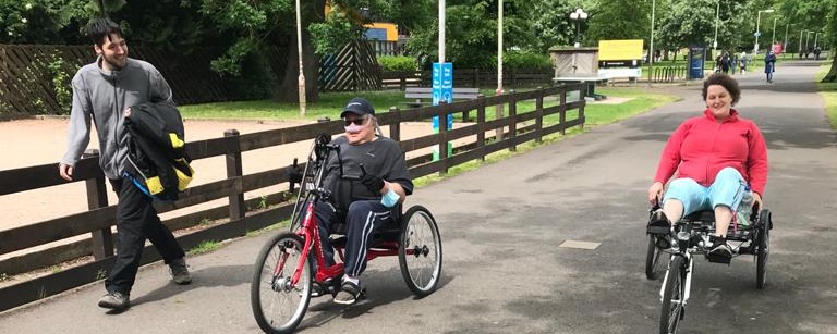 Adapted bikes make cycling accessible for people with life altering illnesses